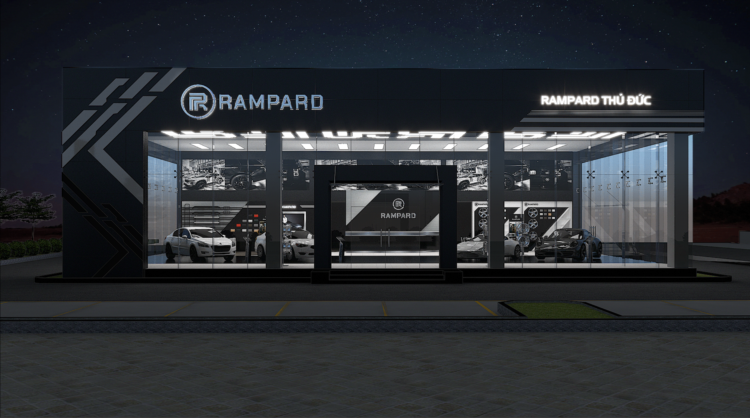 Façade en alucobond