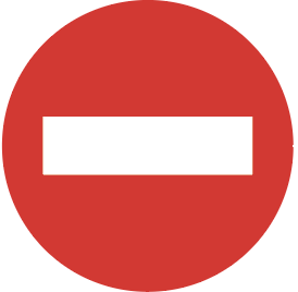 signalitique d'interdit